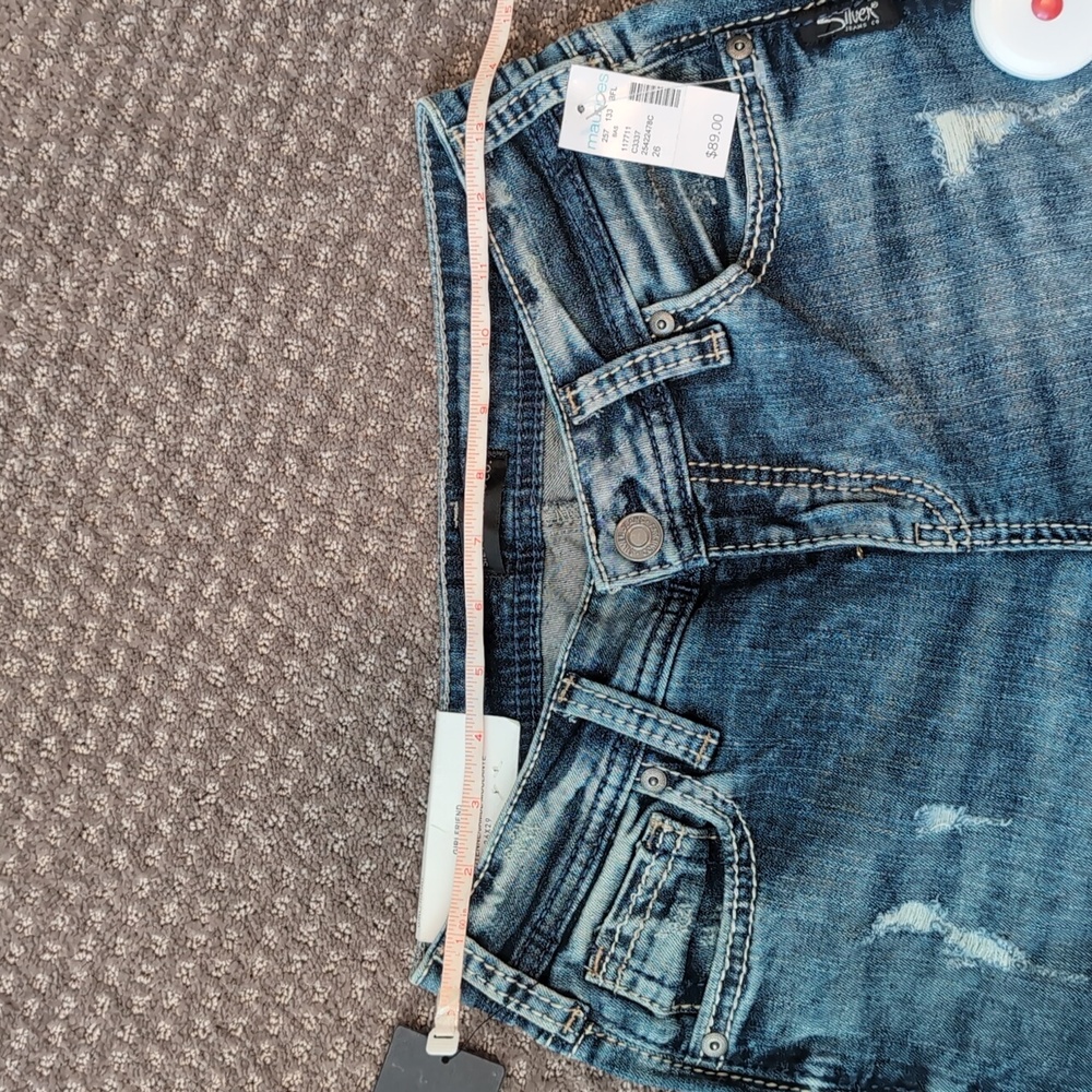 NWT Silver Jeans Girlfriend Mid-rise Size 26 - Picture 5 of 10
